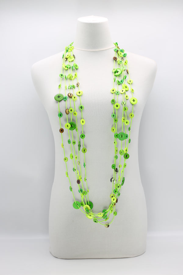 5-STRAND BUTTON NECKALCE - Jianhui London