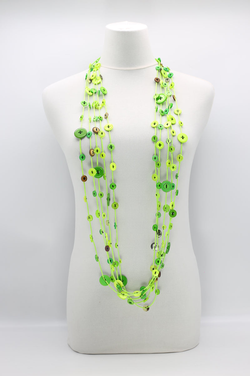 5-STRAND BUTTON NECKALCE - Jianhui London