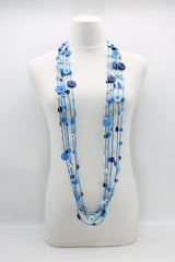 5-STRAND BUTTON NECKALCE - Jianhui London