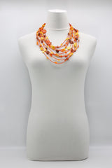 5-STRAND BUTTON NECKALCE - Jianhui London