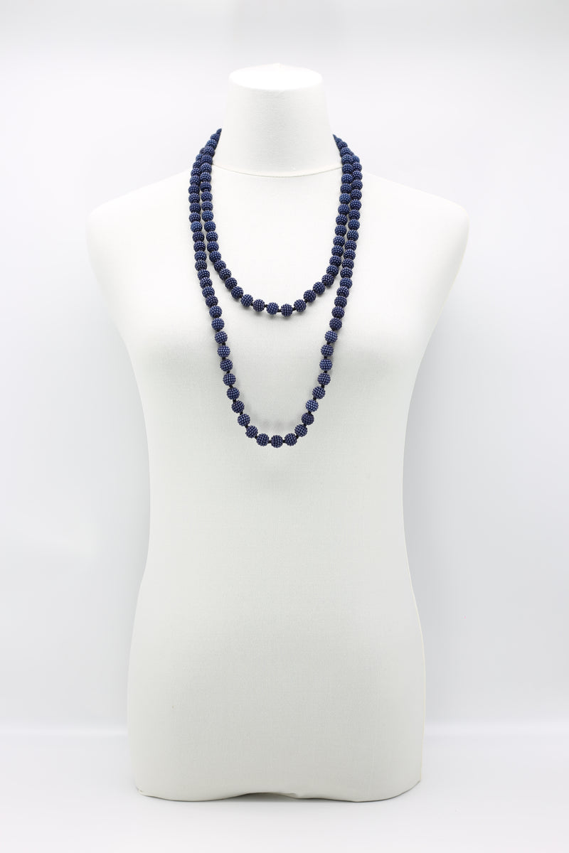 long grey bayberry faux pearl necklace - Jianhui London