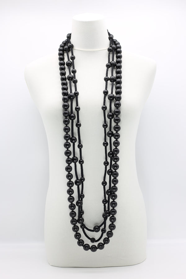 3-strand Mixed Beads Necklace - Jianhui London