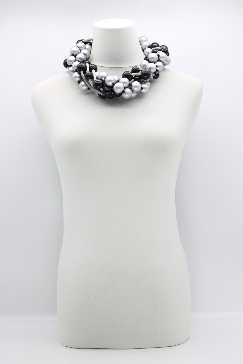 3-strand Mixed Beads Necklace - Jianhui London
