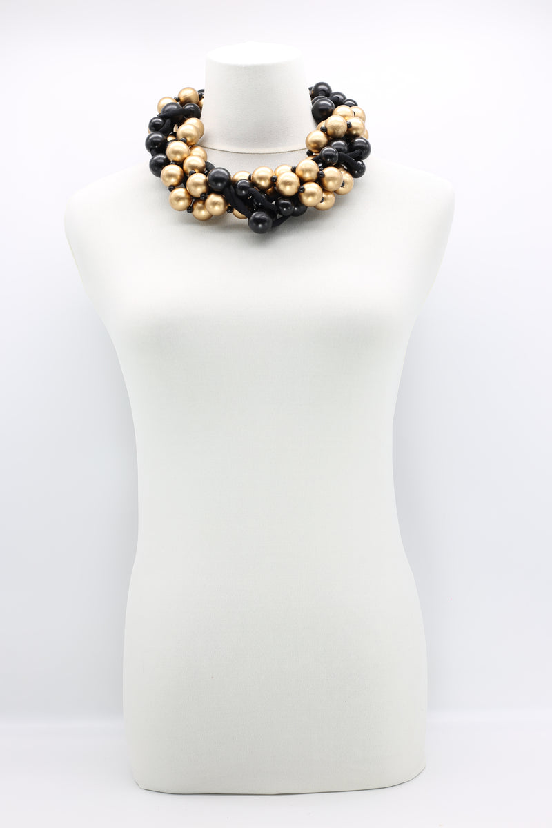 3-strand Mixed Beads Necklace - Jianhui London