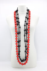 3-strand Mixed Beads Necklace - Jianhui London