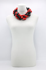 3-strand Mixed Beads Necklace - Jianhui London