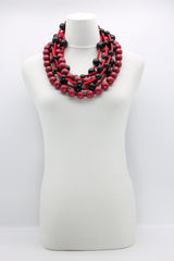 3-strand Mixed Beads Necklace - Jianhui London