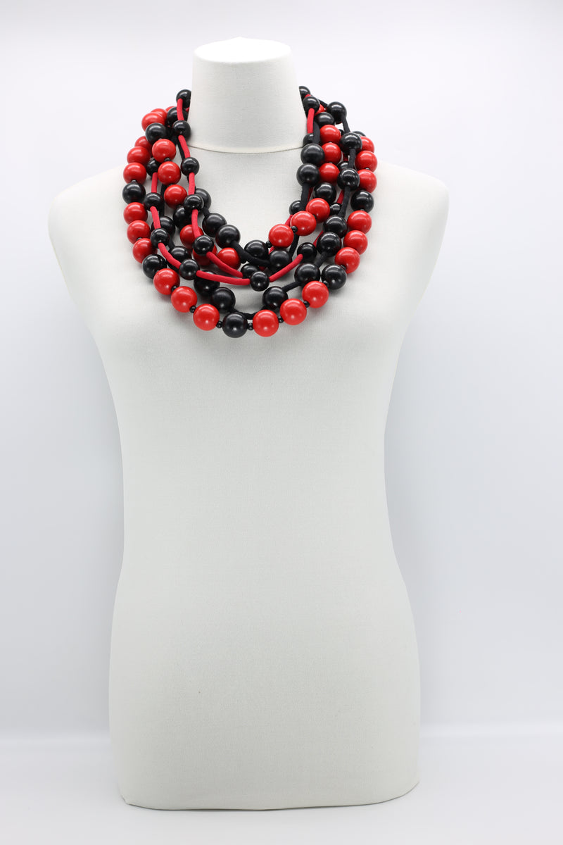 3-strand Mixed Beads Necklace - Jianhui London