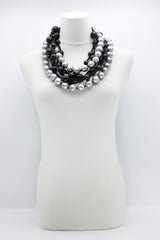 3-strand Mixed Beads Necklace - Jianhui London