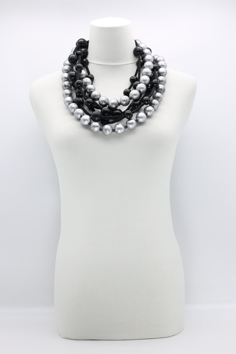 3-strand Mixed Beads Necklace - Jianhui London