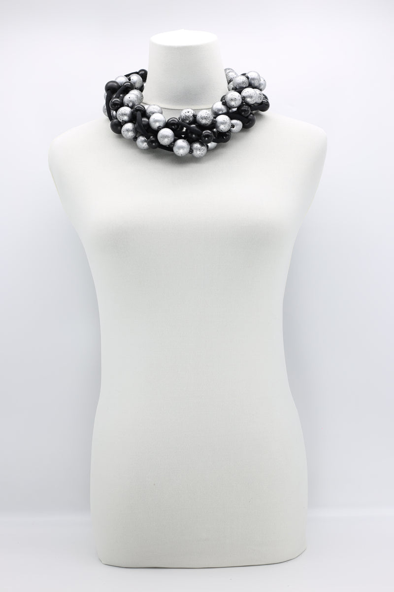 3-strand Mixed Beads Necklace - Jianhui London