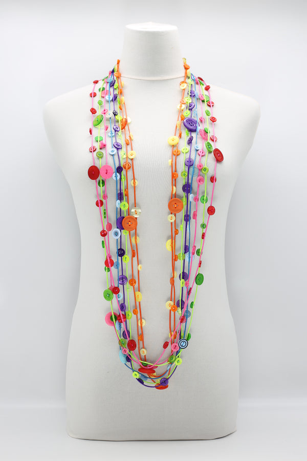 8-strand button neckalce - Jianhui London