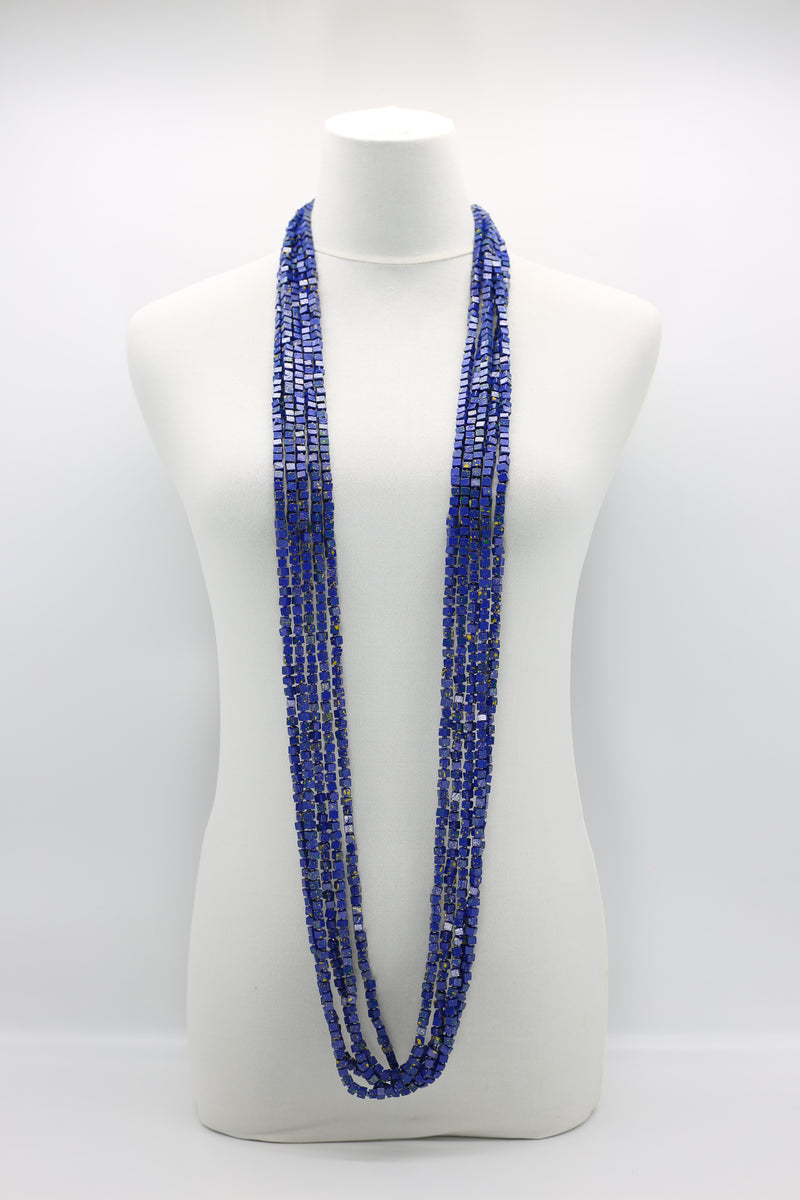 Next Pashmina Necklaces - Hand painted Graffiti - 5-strand - Jianhui London