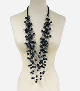 Crystal Cubes on Fishing Wire Necklaces - Medium - Jianhui London