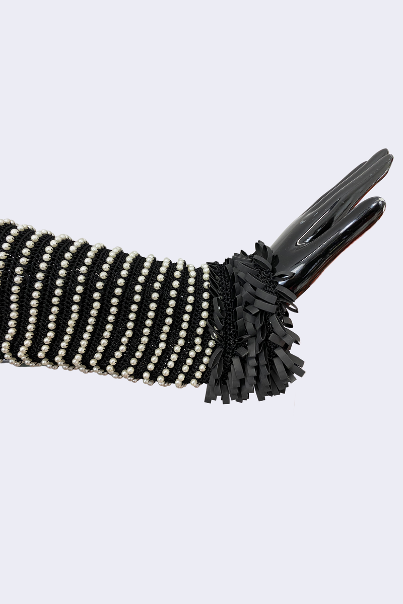 Wearable Art - Faux Pearls Cardigan - Jianhui London
