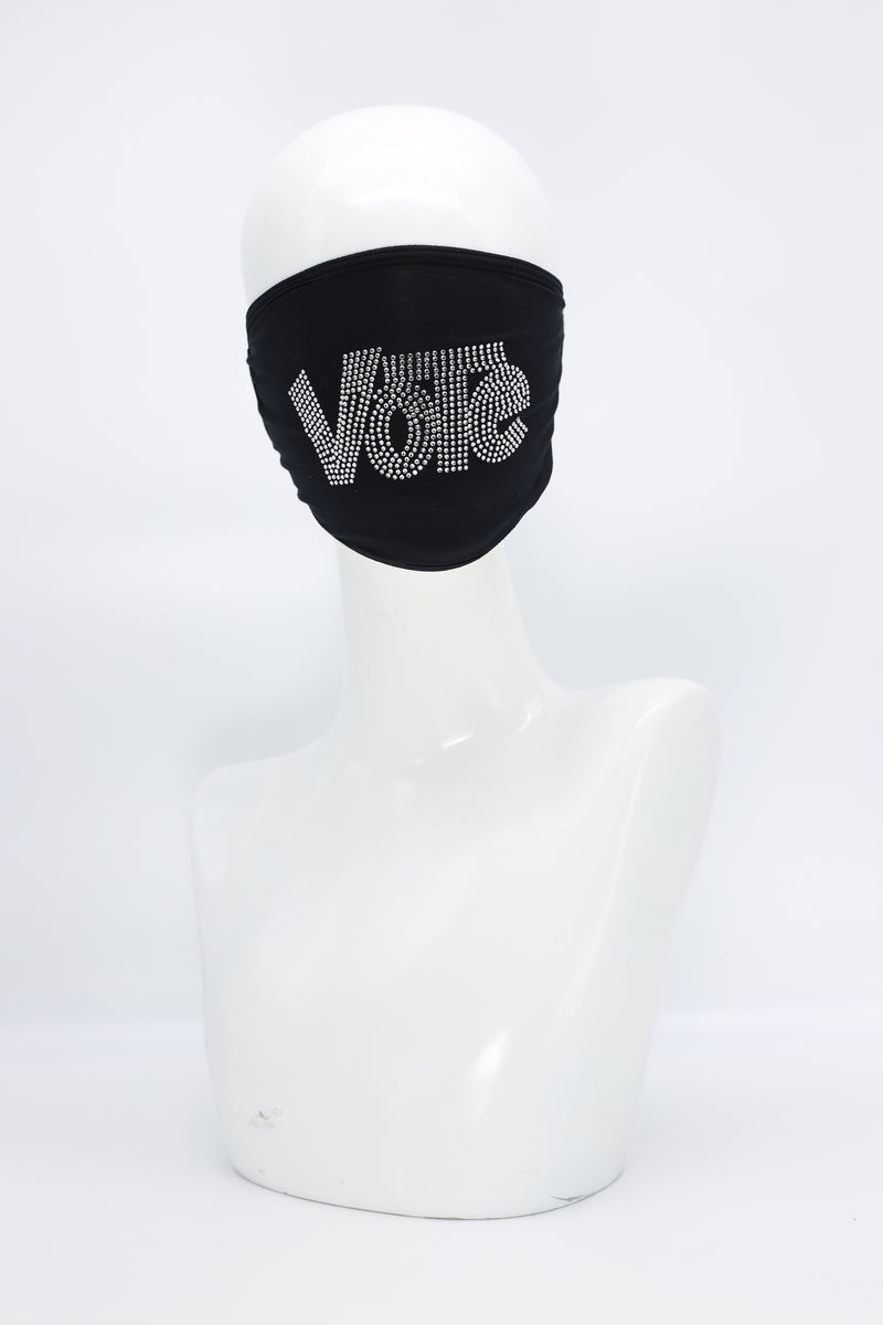 Vote face mask - Silver - Jianhui London