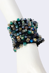 Diana Hand-crocheted Crystal Cuff Bracelets - Jianhui London