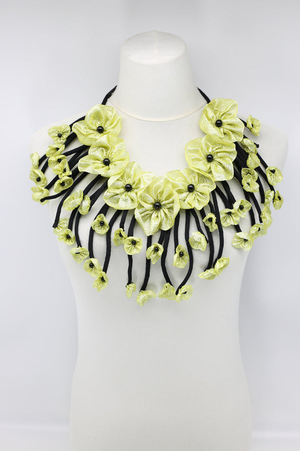 Biba poppy garden collar with tail Necklace - Jianhui London