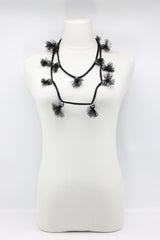 Biba fabric wrapped Necklace - Jianhui London