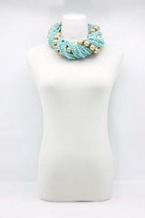 Next Pashmina & Round Beads Necklaces Set - Jianhui London