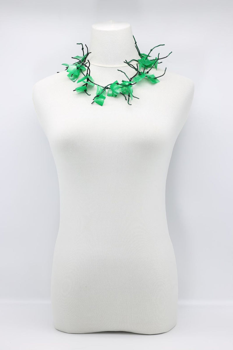 Aqua Coral Necklaces - Hand-painted - Short - Jianhui London