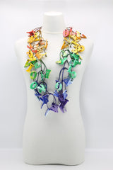 Big LOVE Necklace - Hand-painted - Rainbow - Jianhui London