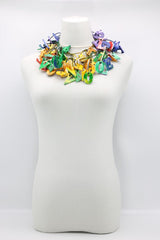 Big LOVE Necklace - Hand-painted - Rainbow - Jianhui London