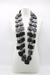 5 Strand 3x3 Squares Necklace - Jianhui London