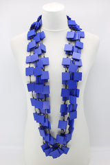 5 Strand 3x3 Squares Necklace - Jianhui London