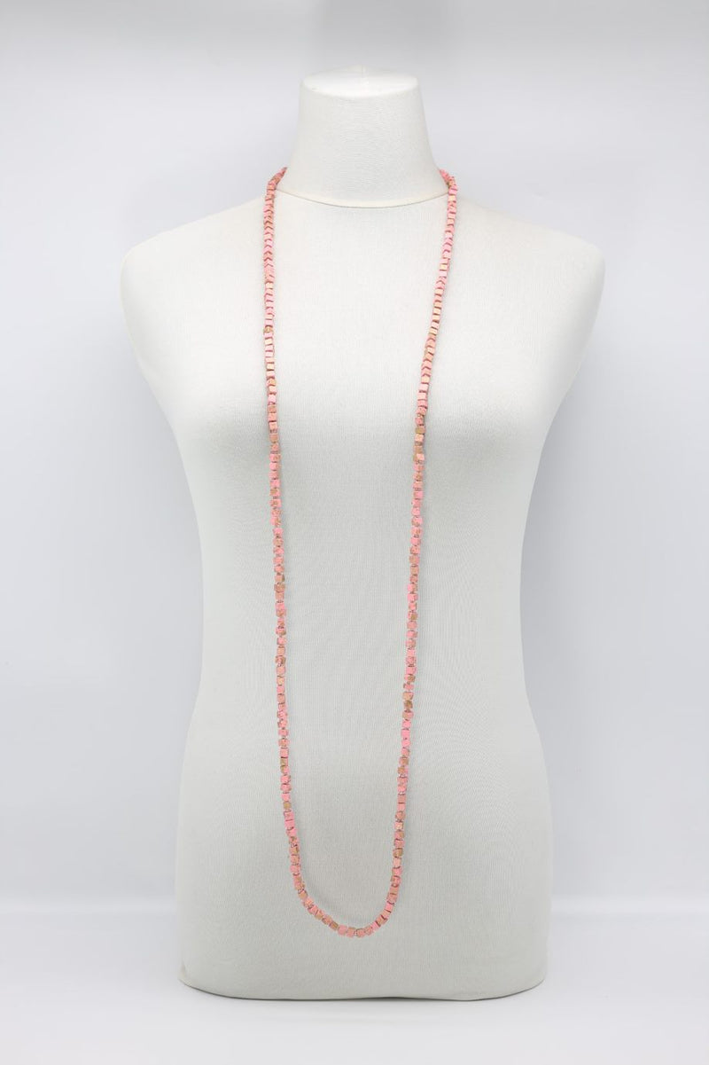 Next Pashmina & Round Beads Necklace Set - Hand Painted - Jianhui London