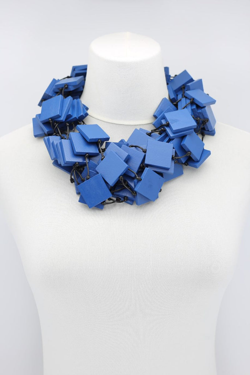 5 Strand 3x3 Squares Necklace - Jianhui London