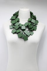 5 Strand 3x3 Squares Necklace - Jianhui London